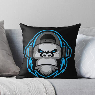 Gorilla DJ Pillow