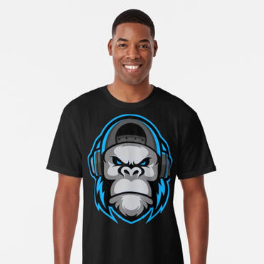 Gorilla DJ Pillow